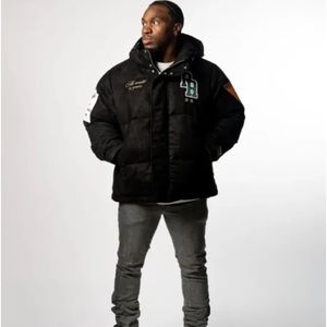 PUMA X RHUIGI DOWN JACKET New York WorldWide Big Patch Owner Of RHUDE  MSRP $500